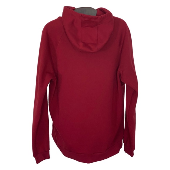 Burgundy UNDER ARMOUR Pullover Hoodie With Front Pouch - Men’s XXL / 2XL - Picture 5 of 12